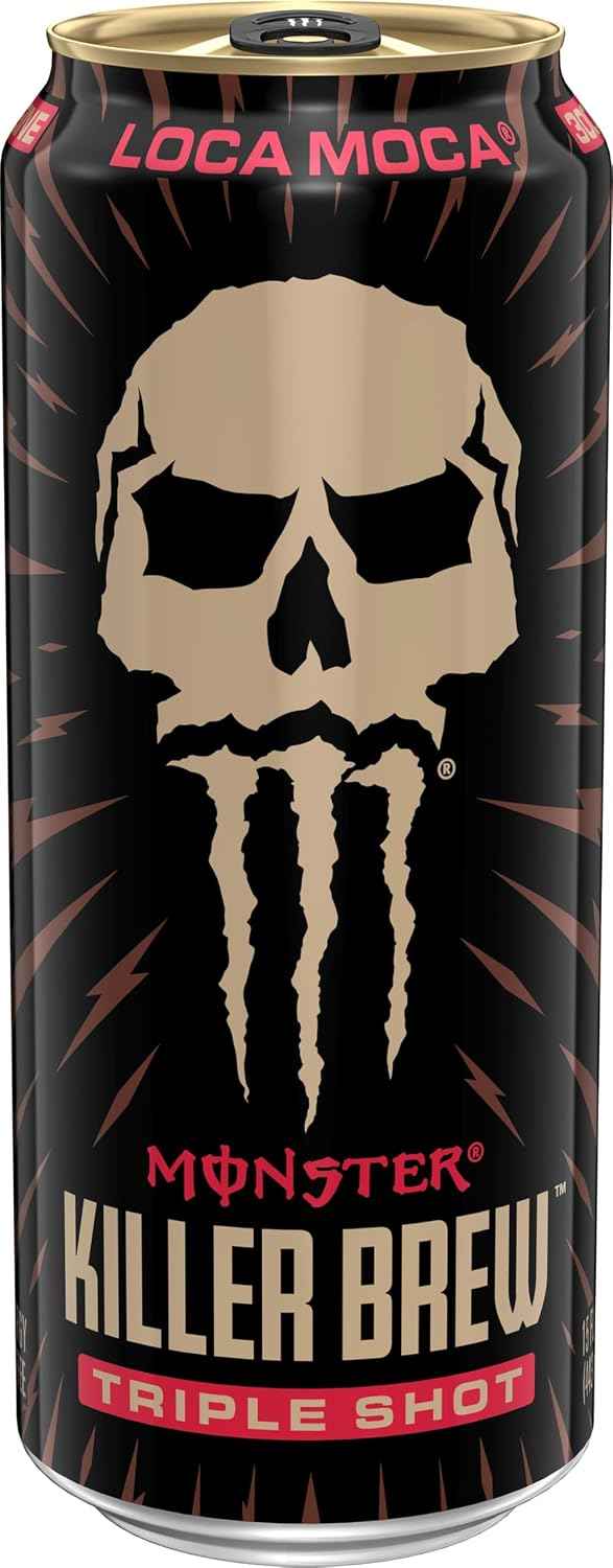 Monster Energy Killer Brew Loca Moca, 15 Fl Oz | Pack of 12