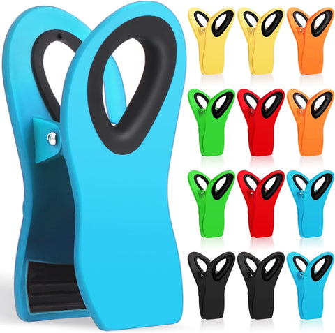 JETMORE 12 Pack Chip Clips Bag Clips, Magnetic Bag Clip for Food Storage