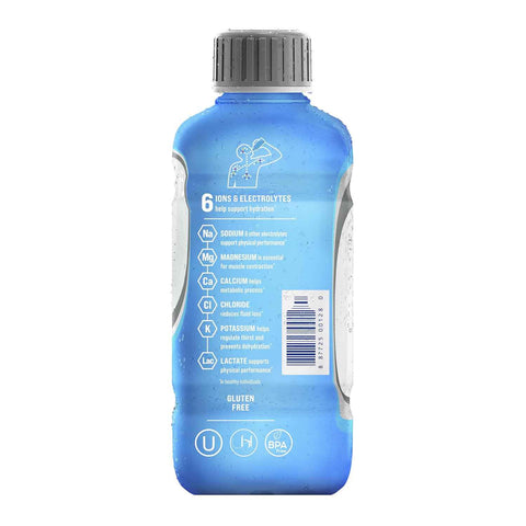 Electrolit Zero Electrolyte Beverage, Blue Raspberry, 21 fl oz (12 Pack) | Zero Sugar Hydration Sports Drinks with Electrolytes, Magnesium, Calcium & Potassium, Recovery Drink for Post Workout