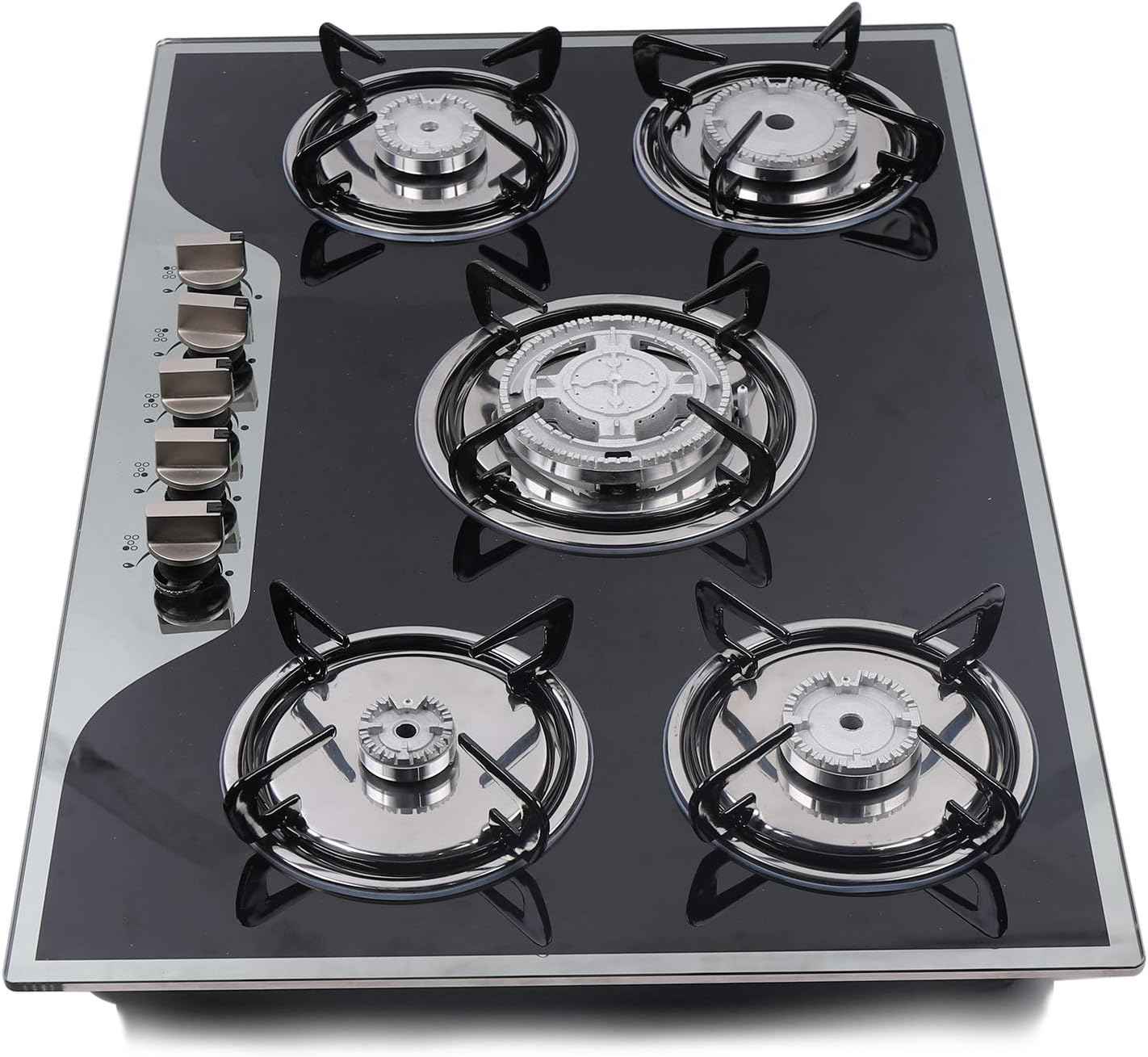 30 Inch Built-in Gas Cooktop, 5 Burners Gas Stove Perfect for Kitchen