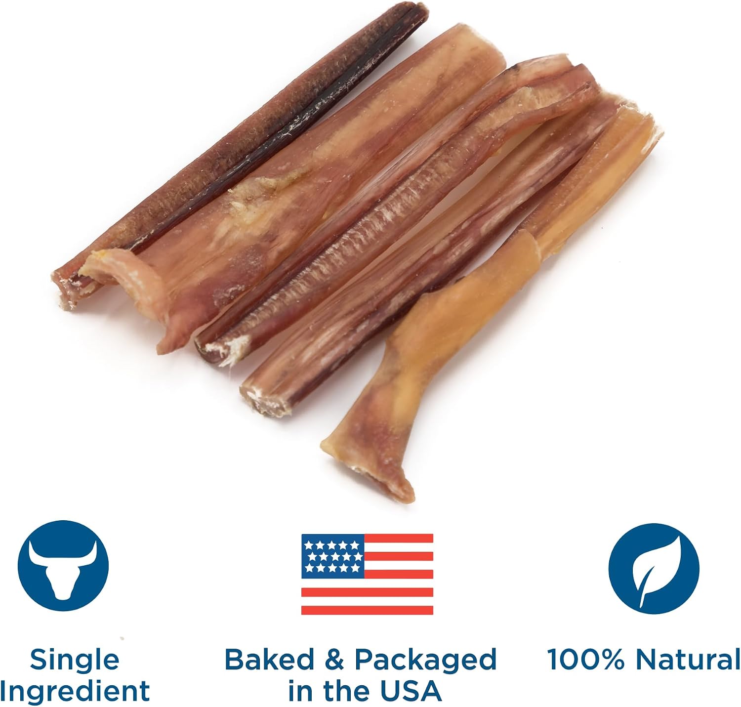 Best Bully Sticks 4 Inch Bully Sticks for Dogs - 8 oz (Pack of 1) - Natural Grass-Fed Dog Treats Small Breed, Grain and Rawhide-Free, Perfect for Small or Young Canines