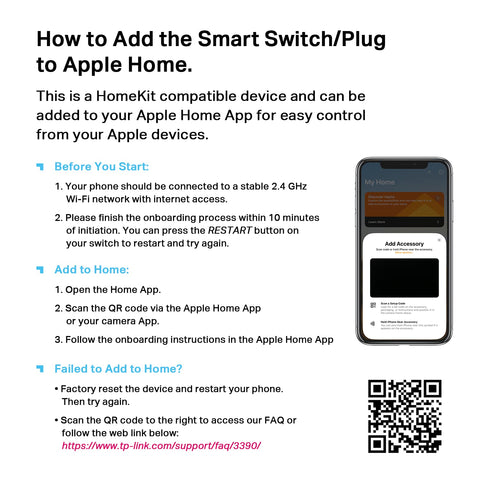 Kasa Smart Plug Mini 15A, EP25P4, Apple HomeKit Supported