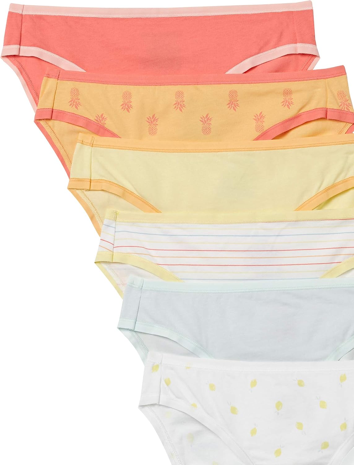 Amazon Essentials Women's Cotton Spandex Bikini Brief Underwear (Available in Plus Size)