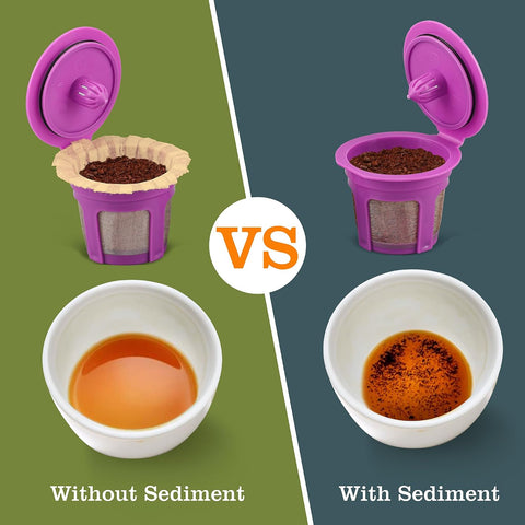 Irmidi 100 Disposable K Cup Paper Filters for Keurig 1.0 and 2.0, Natural