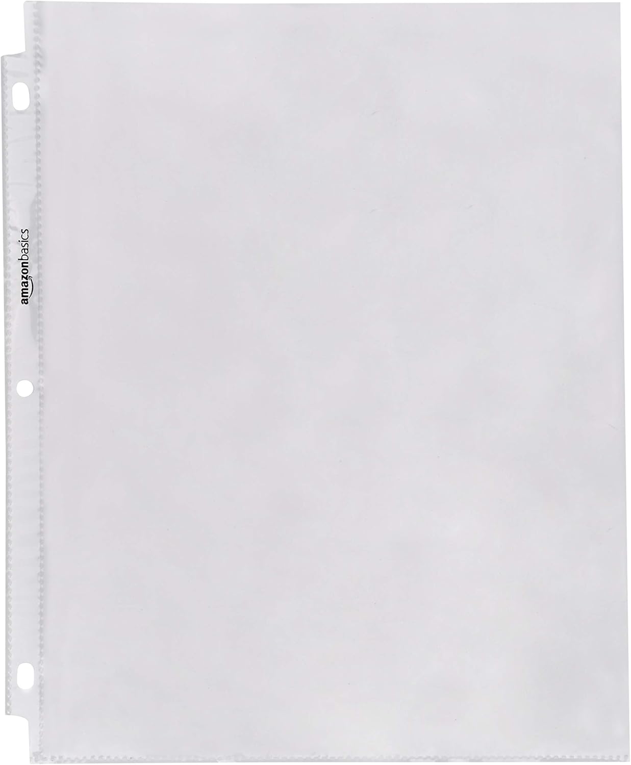 Amazon Basics Sheet Protectors for 3 Ring Binder, Heavyweight, Polypropylene, Top Loading, Letter Size, 8.5 x 11 Inch, 200-Pack, Clear