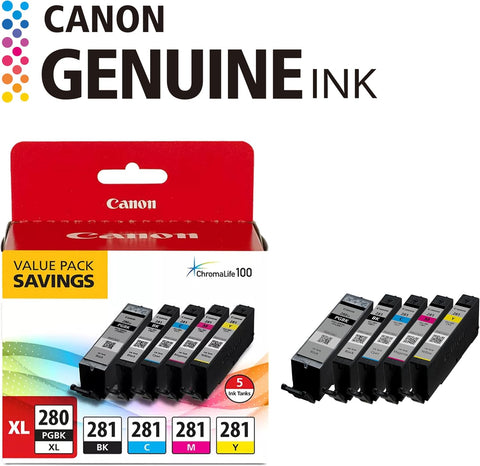 Canon Genuine Ink PGI-280XL/CLI-281 Color Pack