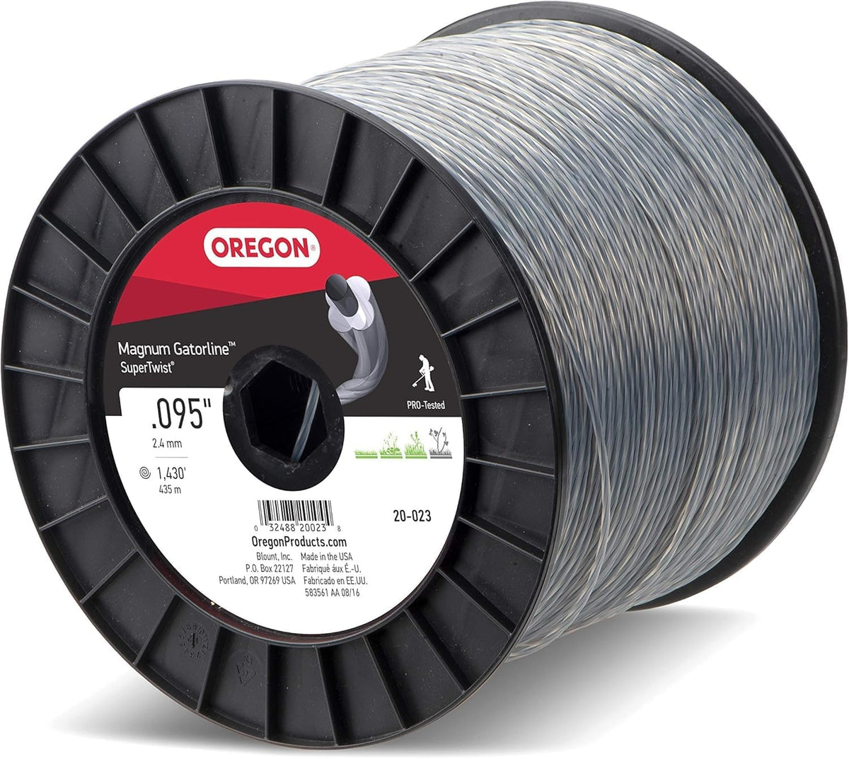Oregon Magnum Gatorline 095 Trimmer Line Heavy Duty, .095" x 1430-Foot