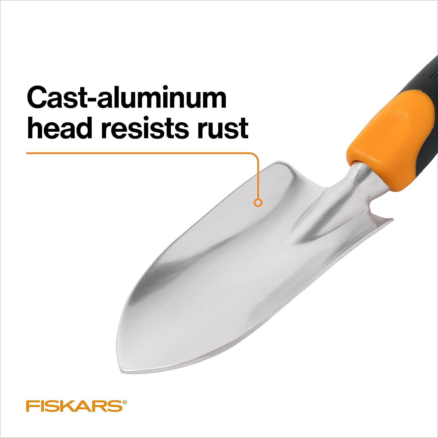 Fiskars Ergo Garden Trowel, Heavy Duty Hand Tool for Digging and Planting
