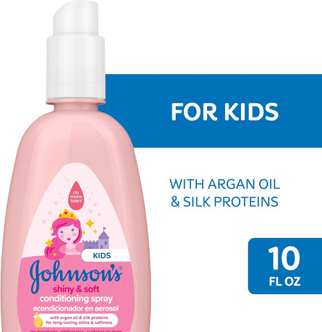 Johnson's Kids Shiny & Soft Hair Conditioning Spray, 10 fl oz