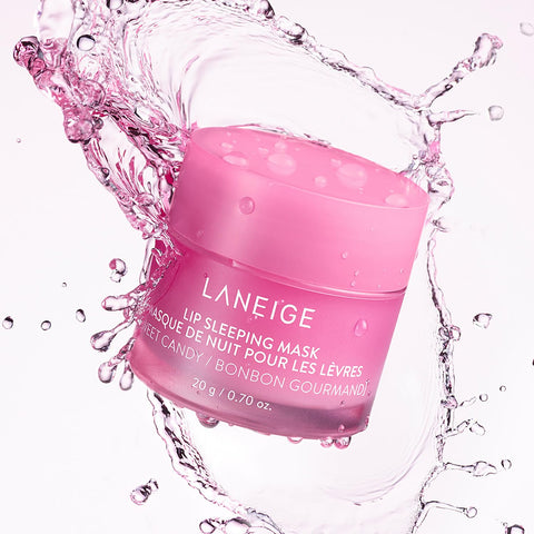 LANEIGE Lip Sleeping Mask Sweet Candy: Nourish, Hydrate, Vitamin C, Murumuru & Shea Butter, Antioxidants, Flaky, Dry Lips