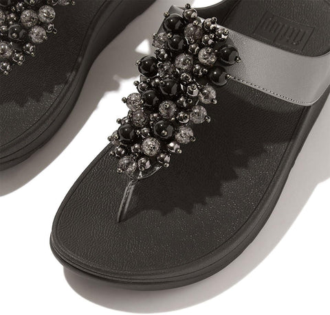 FitFlop Fino Bauble-Bead Toe-Post Sandals