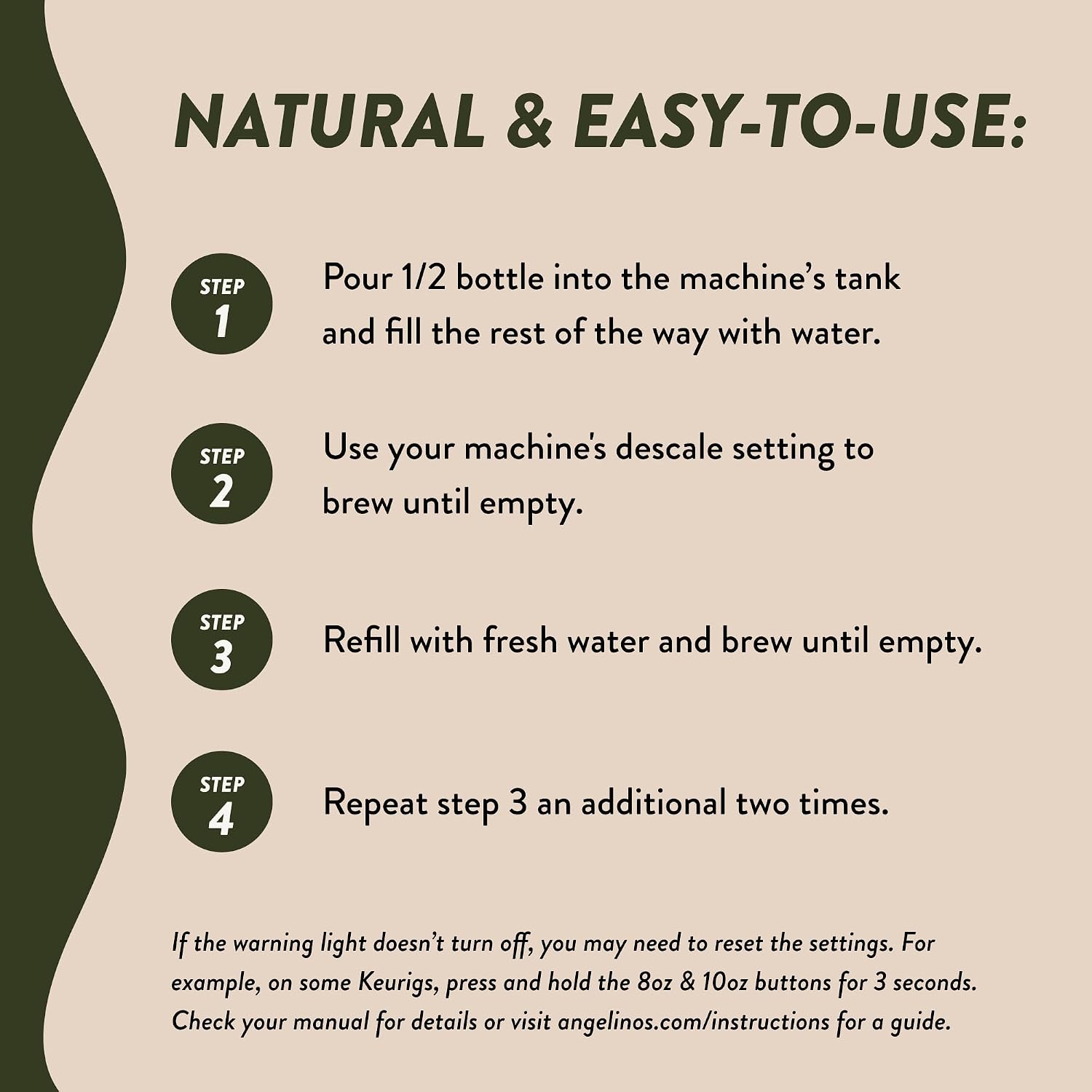 Universal Descaling Solution for Keurig, Nespresso, Breville, DeLonghi & Ninja (2 Uses) – Professional Coffee Descaler & Cleaner – Removes Limescale to Restore Flow & Temp – Odorless & Residue-Free