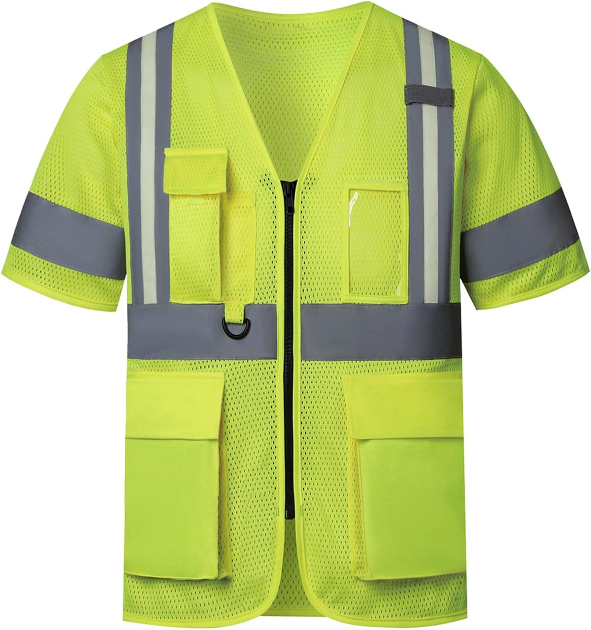 A-SAFETY X SMALL High vis glow Reflective Luminous safety Vest ANSI Class 3