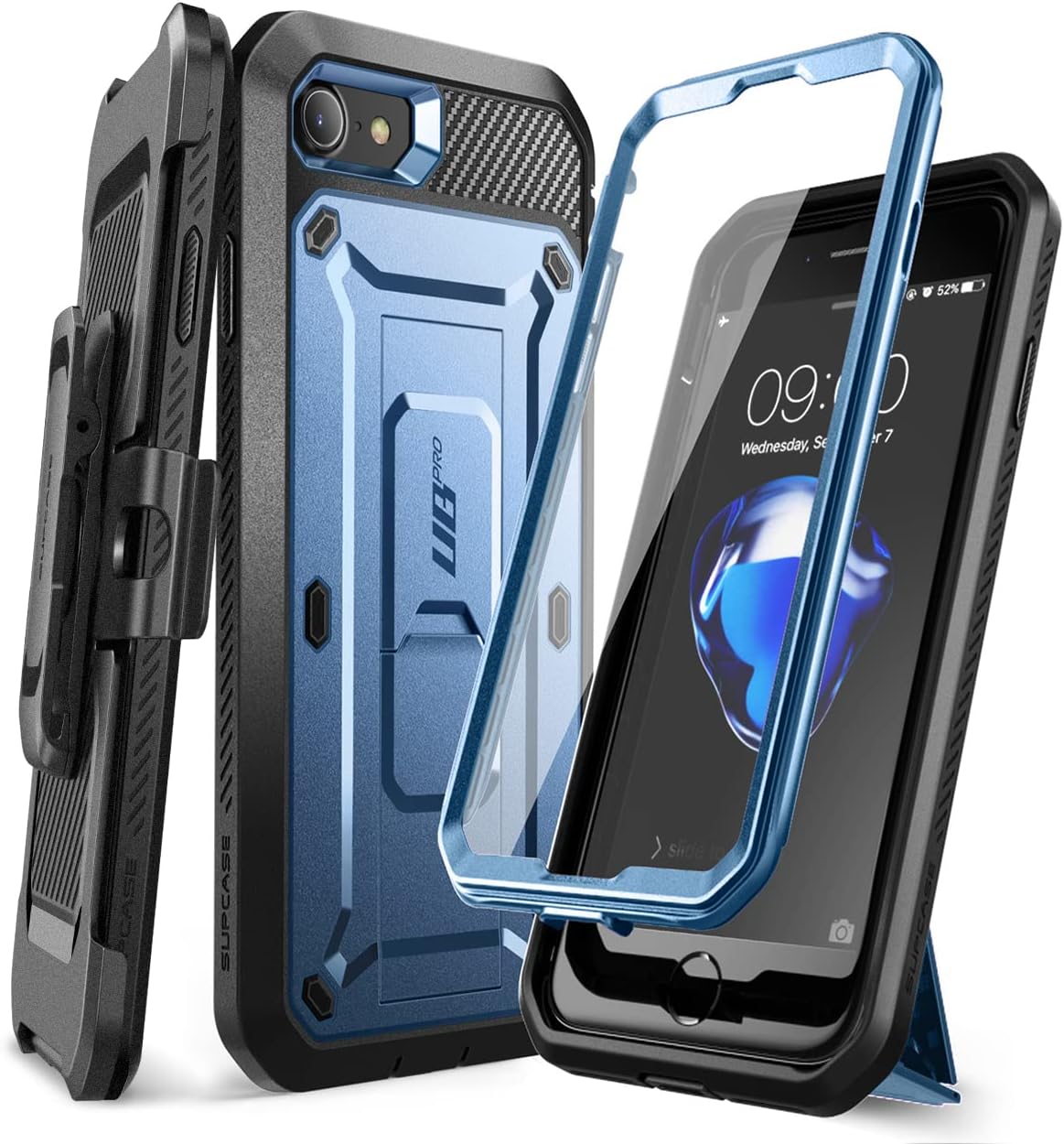 SUPCASE for iPhone SE 3rd / SE 2nd /7/8 Case with Screen Protector, Tilt