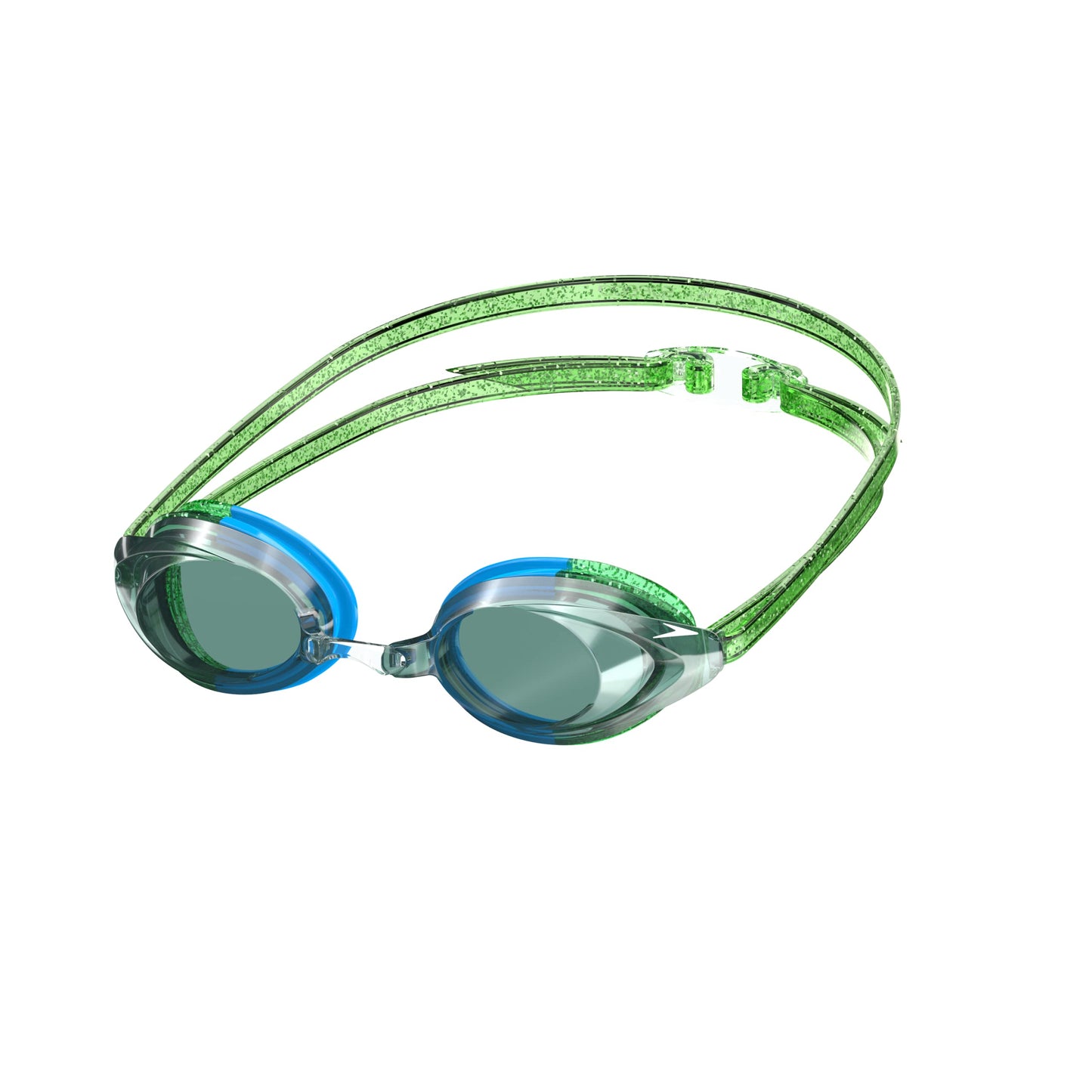 Speedo Unisex-Adult Swim Goggles Mirrored Vanquisher 2.0, Bright Green LTD