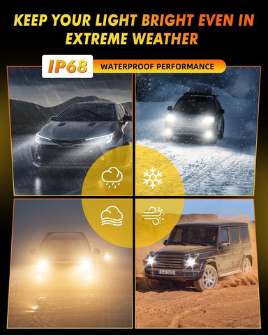 Termitor Laest H4/9003 HB2 Exterior Light Bulbs for Off-road
