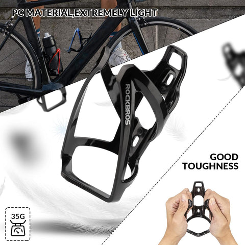 ROCKBROS Bike Water Bottle Holder Ultralight Bottle Cages with Screws Tool