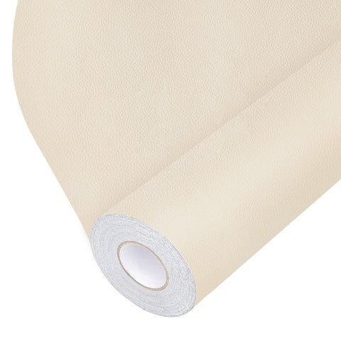 BSZHTECH Self Adhesive Leather Repair Patch Tape for Couch Sofa Beige