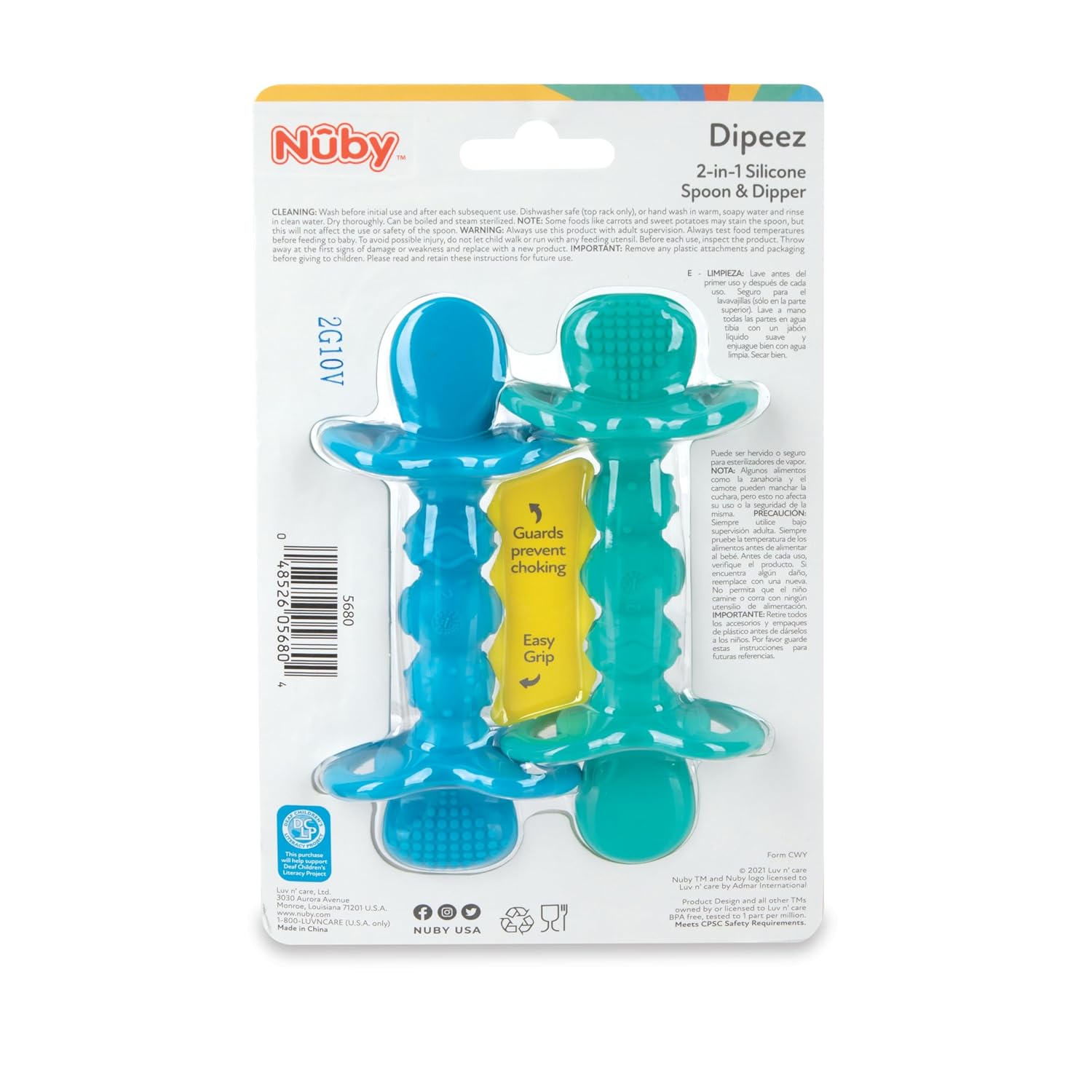 Nuby Dipeez Silicone Spoon & Dipper