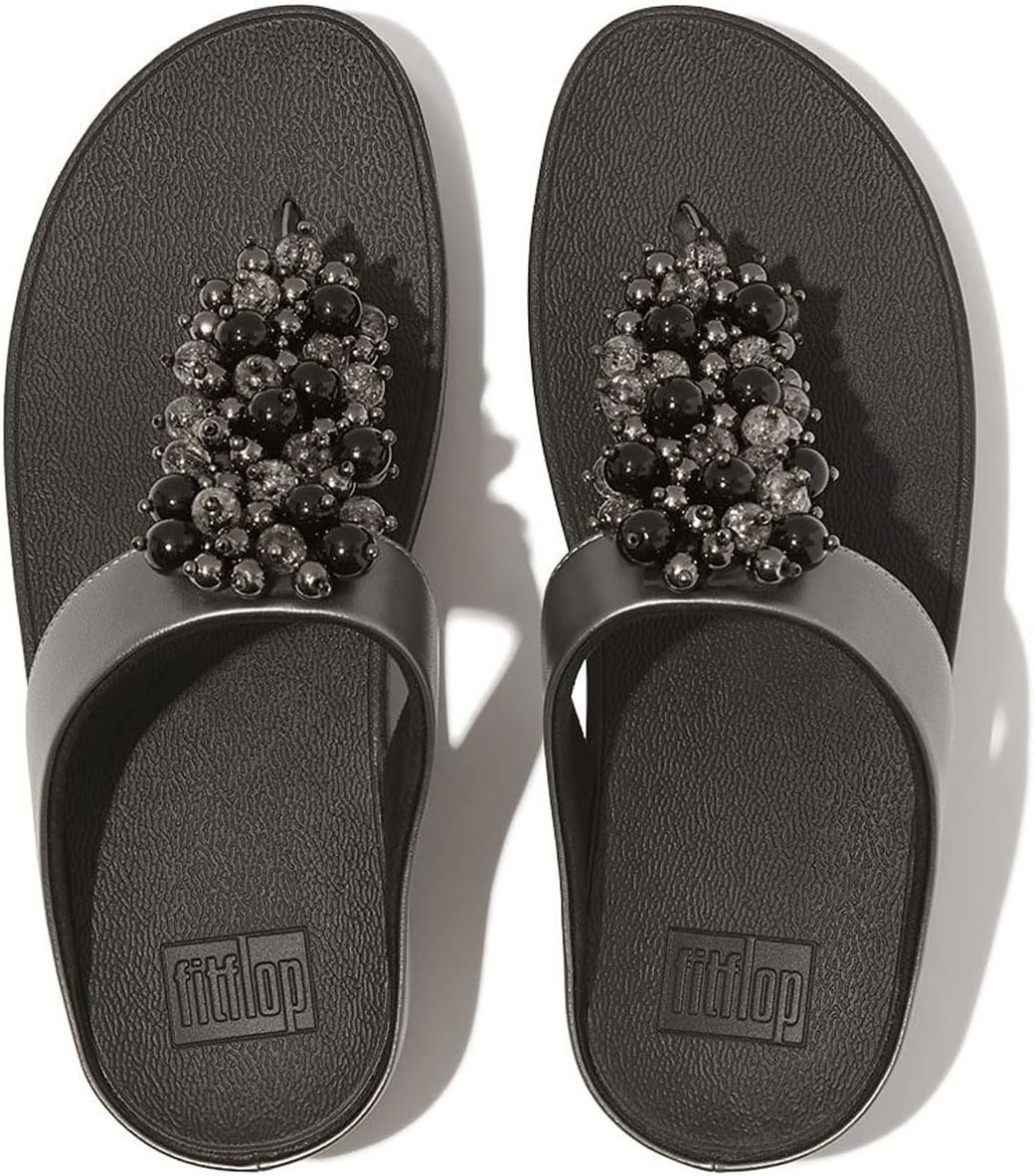 FitFlop Fino Bauble-Bead Toe-Post Sandals