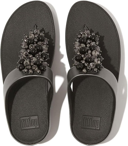 FitFlop Fino Bauble-Bead Toe-Post Sandals