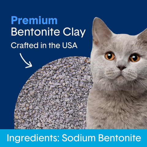 Boxie Premium Unscented Clumping Cat Litter 30+ Day Odor Control 16 lb