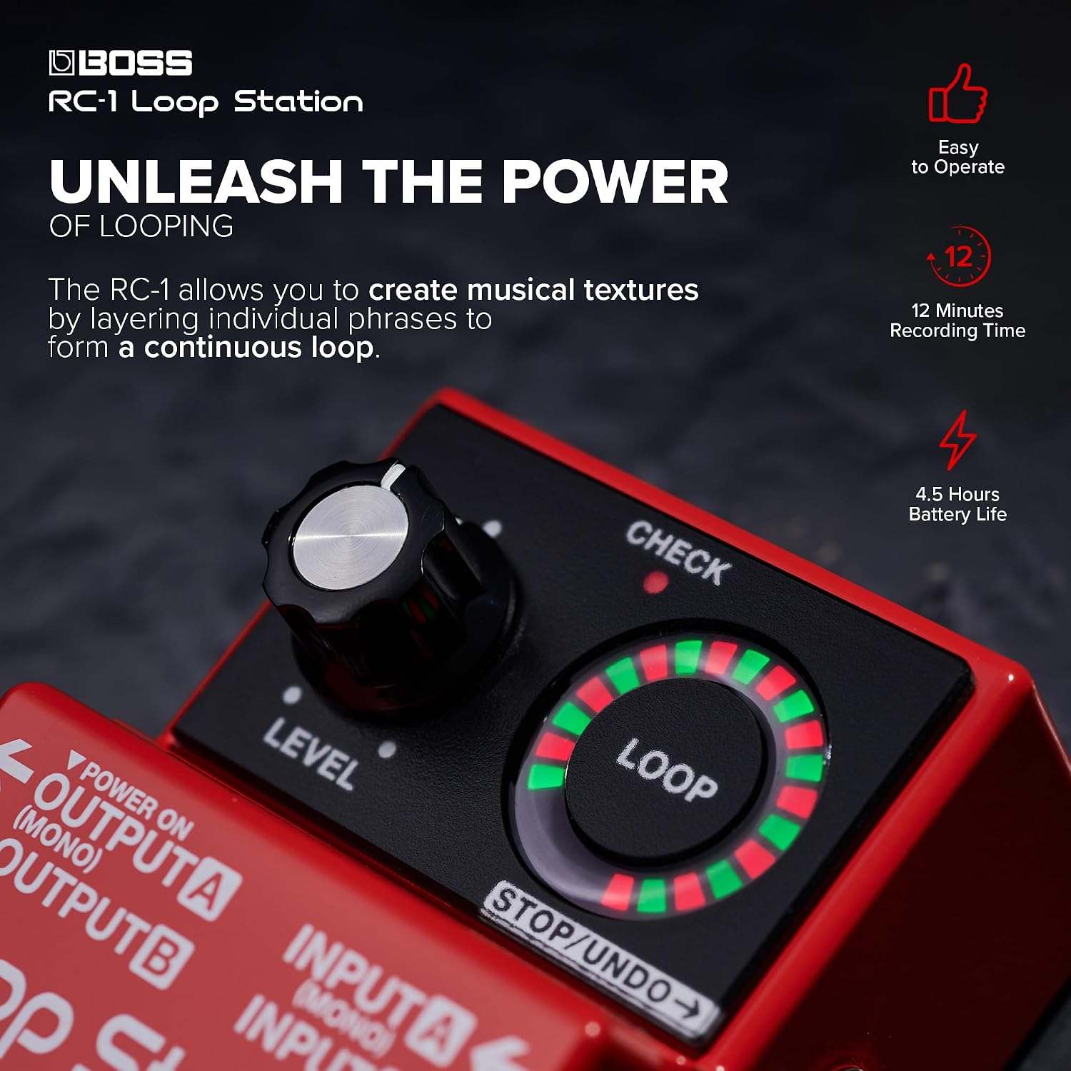 BOSS RC-1 Loop Station Pedal