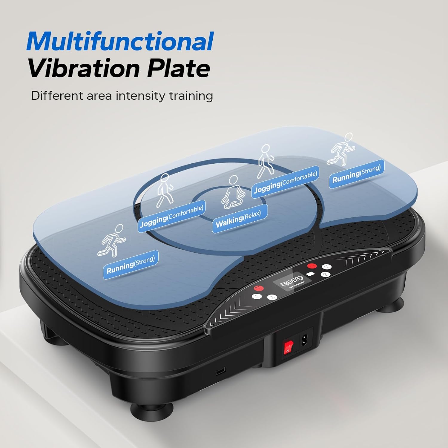 Merach V28 Vibration Plate Exercise Machine with 99 Speeds & Bluetooth