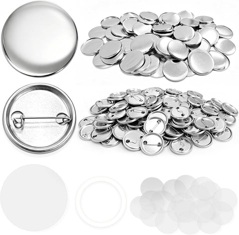 100 Set 32mm/1.25 inch Button Maker Supplies, Pin Maker Button Supplies
