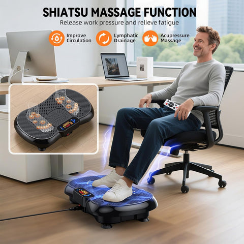 PBYRD Vibration Plate Exercise Machine for Lymphatic Drainage Weight Loss