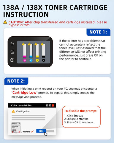 138A with Chip Black Toner Cartridges Replacement for HP Pro 3001dw Toner