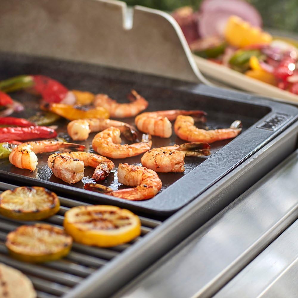Weber® Genesis II Griddle Insert, Porcelain-Enameled Cast Iron