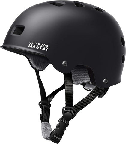 OutdoorMaster Skateboard Bike Helmet for Adult,Youth and Kids