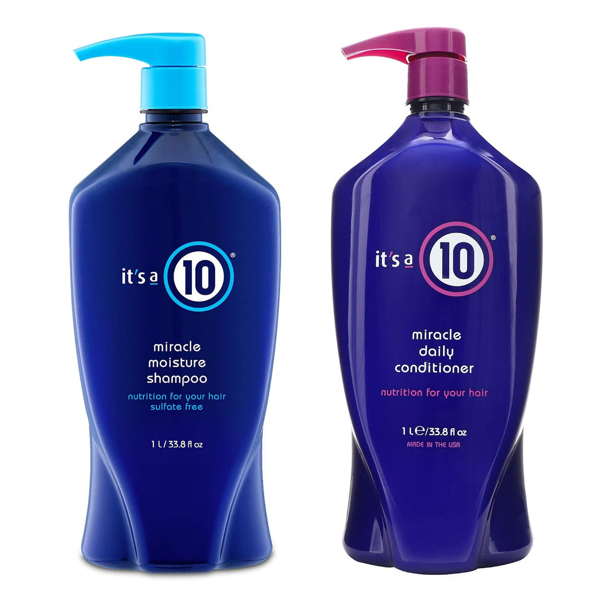 It's a 10 Ten Miracle Silk Express DUO: Shampoo 33.8 Oz & Conditioner 17.5 Oz