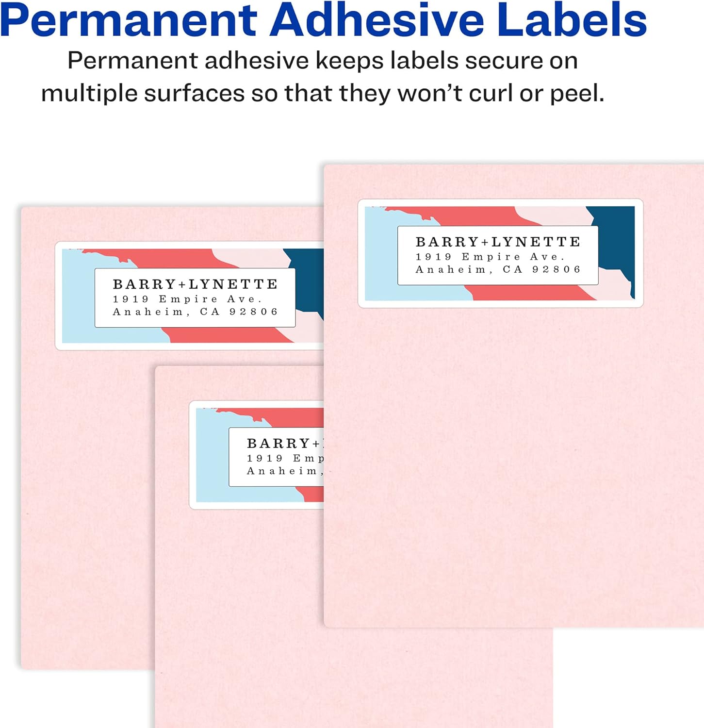 Avery Printable Return Address Labels with Sure Feed, 0.5" x 1.75", White, 20,000 Blank Mailing Labels (05967)