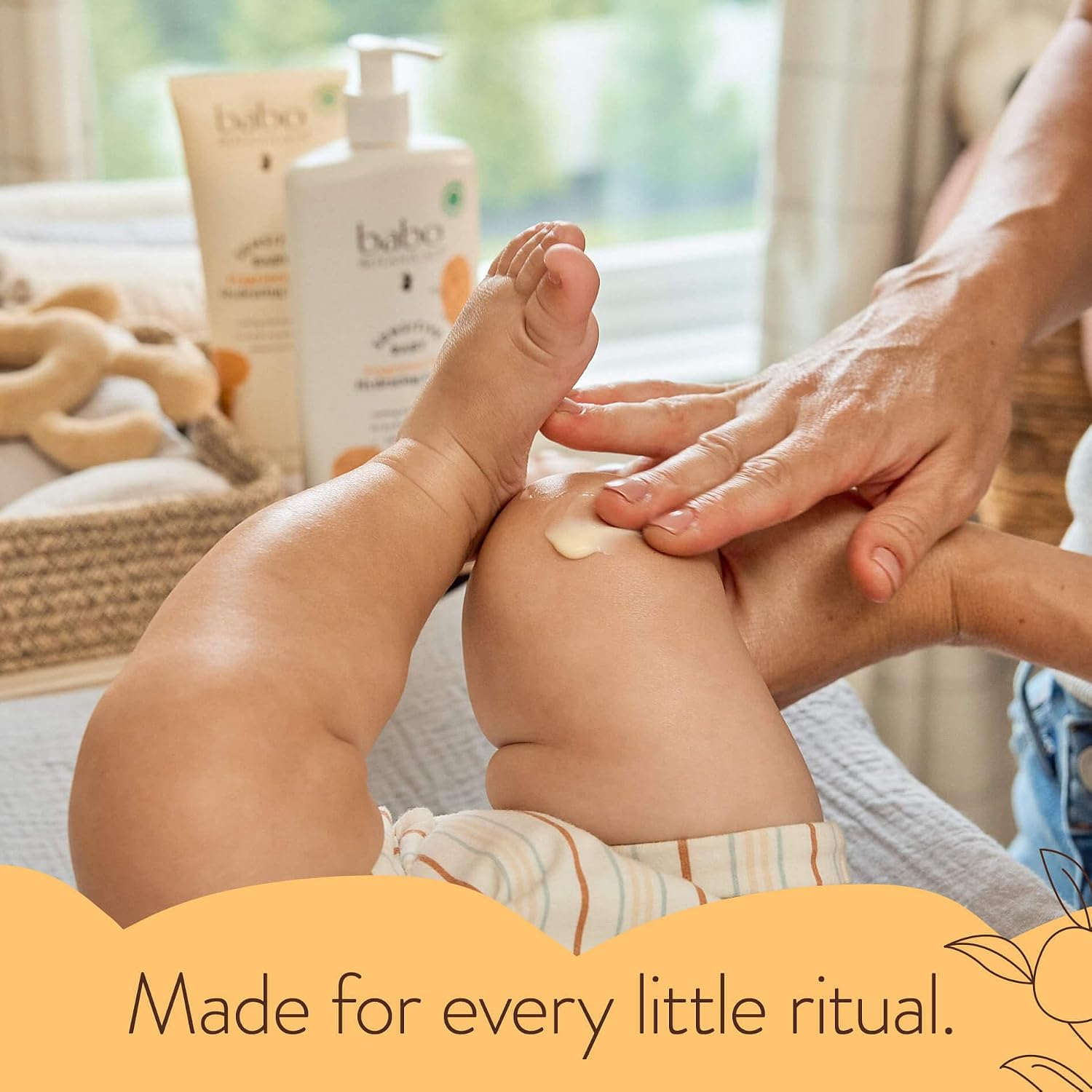 BABO Botanicals Sensitive Baby Fragrance-Free Daily Hydrating Baby Lotion - Shea Butter & Jojoba Oil - for Body & face - for Babies, Kids & Adults with Sensitive Skin - EWG Verified - Vegan
