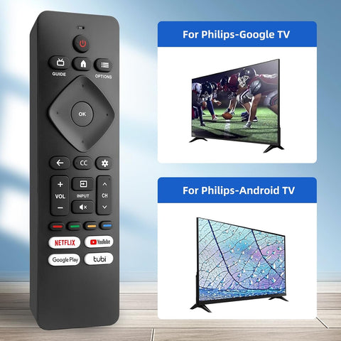 NEW Universal Replacement for Philips-Smart-TV-Remote-Control