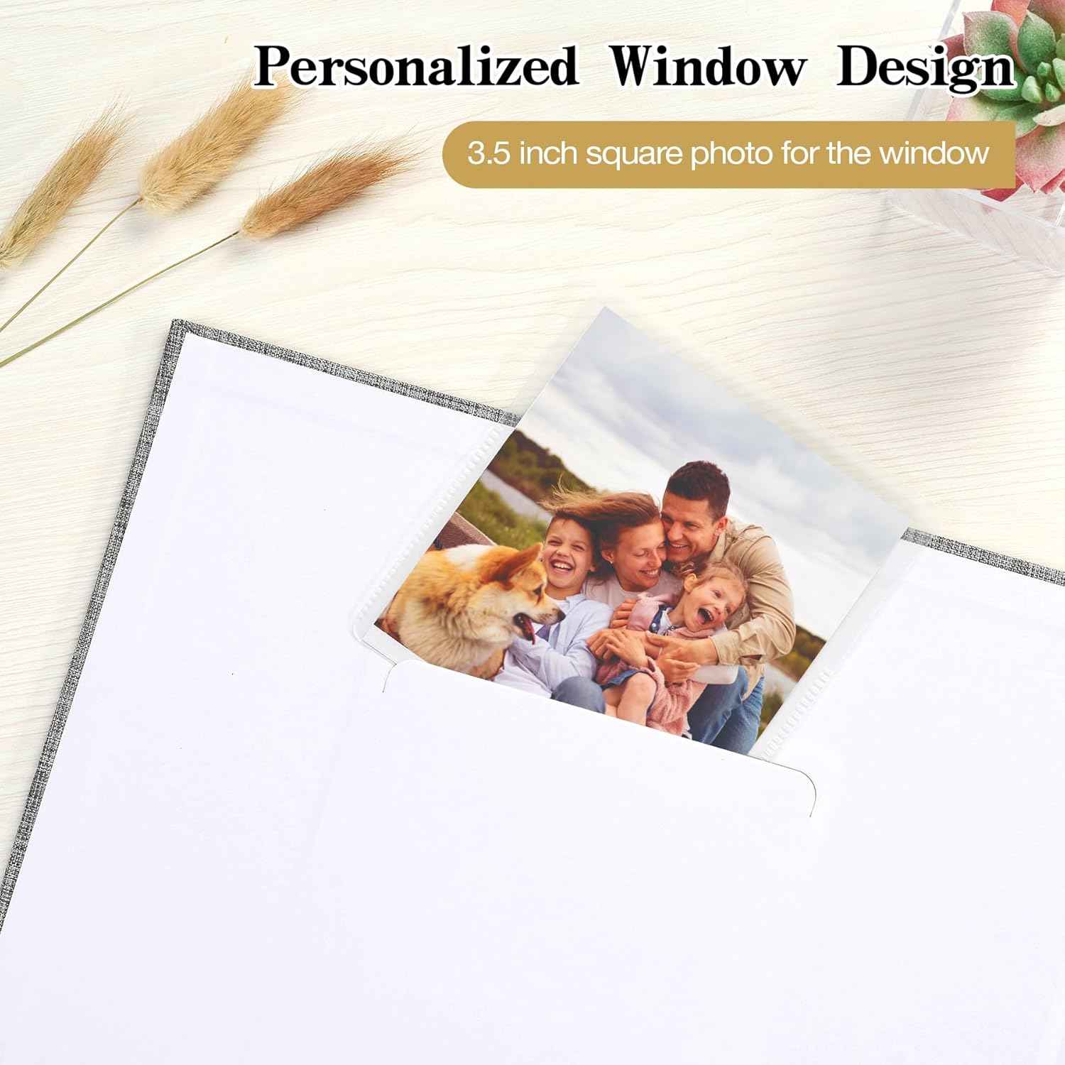 Mublalbum 10x10 Inch 3 Ring DIY Scrapbook Photo Album 40 Pages, Red