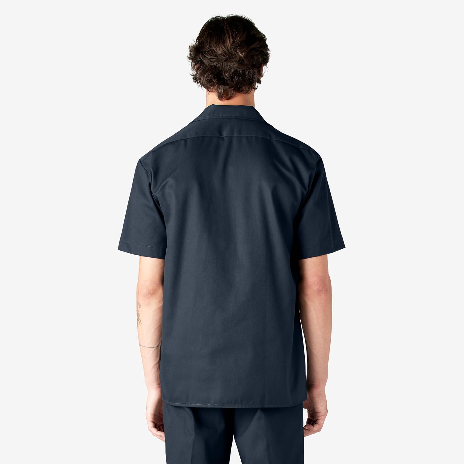 Dickies Men’s Short Sleeve Work Shirt – Durable Twill Button Down Shirts for Men, Lightweight Uniform for Daily Wear