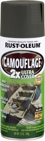 Rust-Oleum Camouflage 2X Ultra Cover Deep Forest Green Spray Paint
