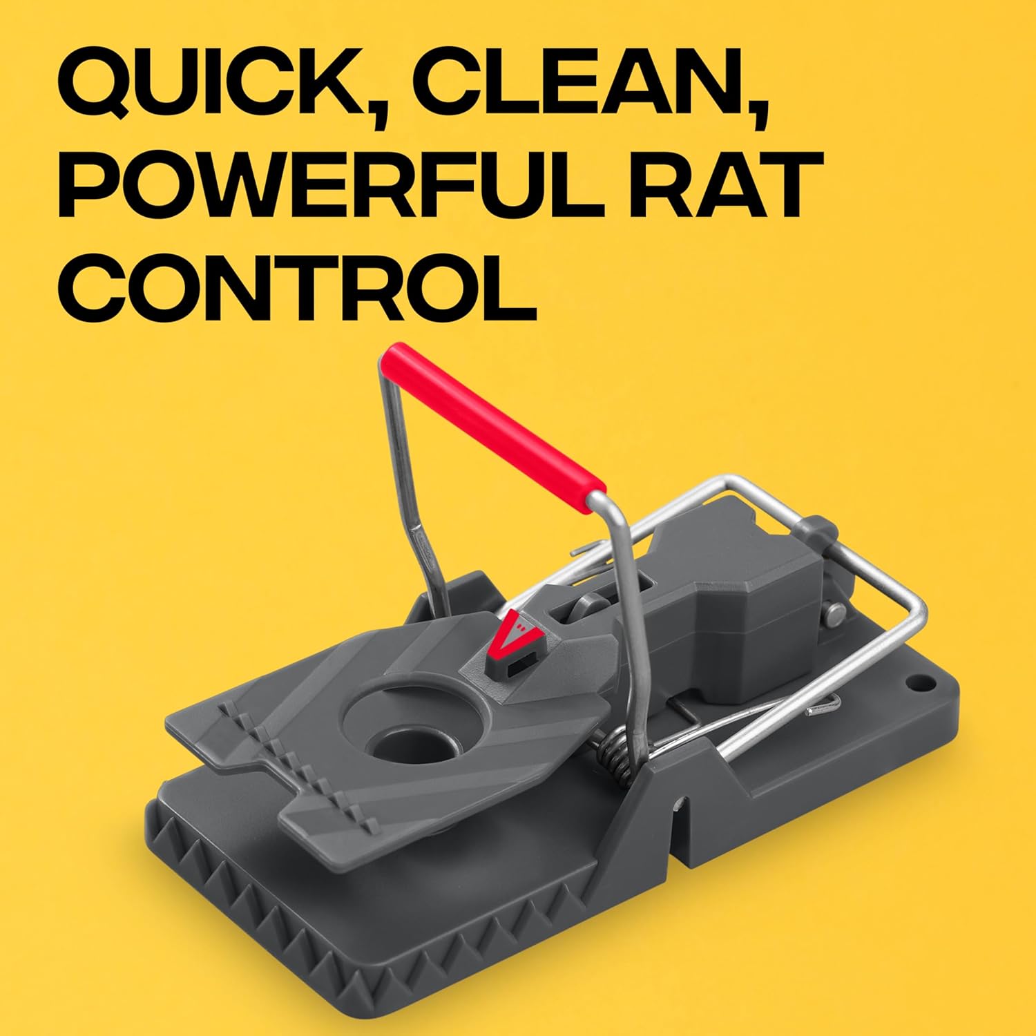 Victor Power Kill Rat Trap, 2-Pack of Easy Set Reusable Rat Traps