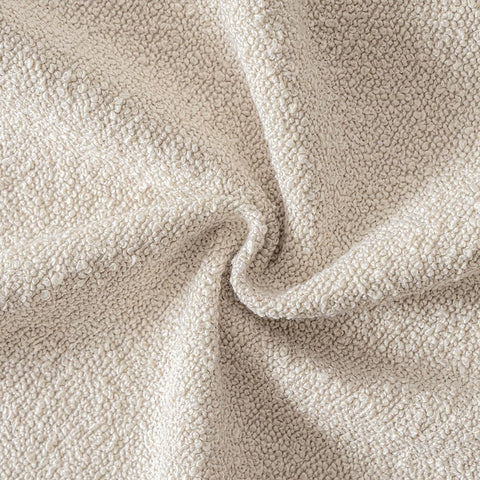 MIULEE 12x20 Decorative Lumbar Boucle Couch Pillow Covers Beige