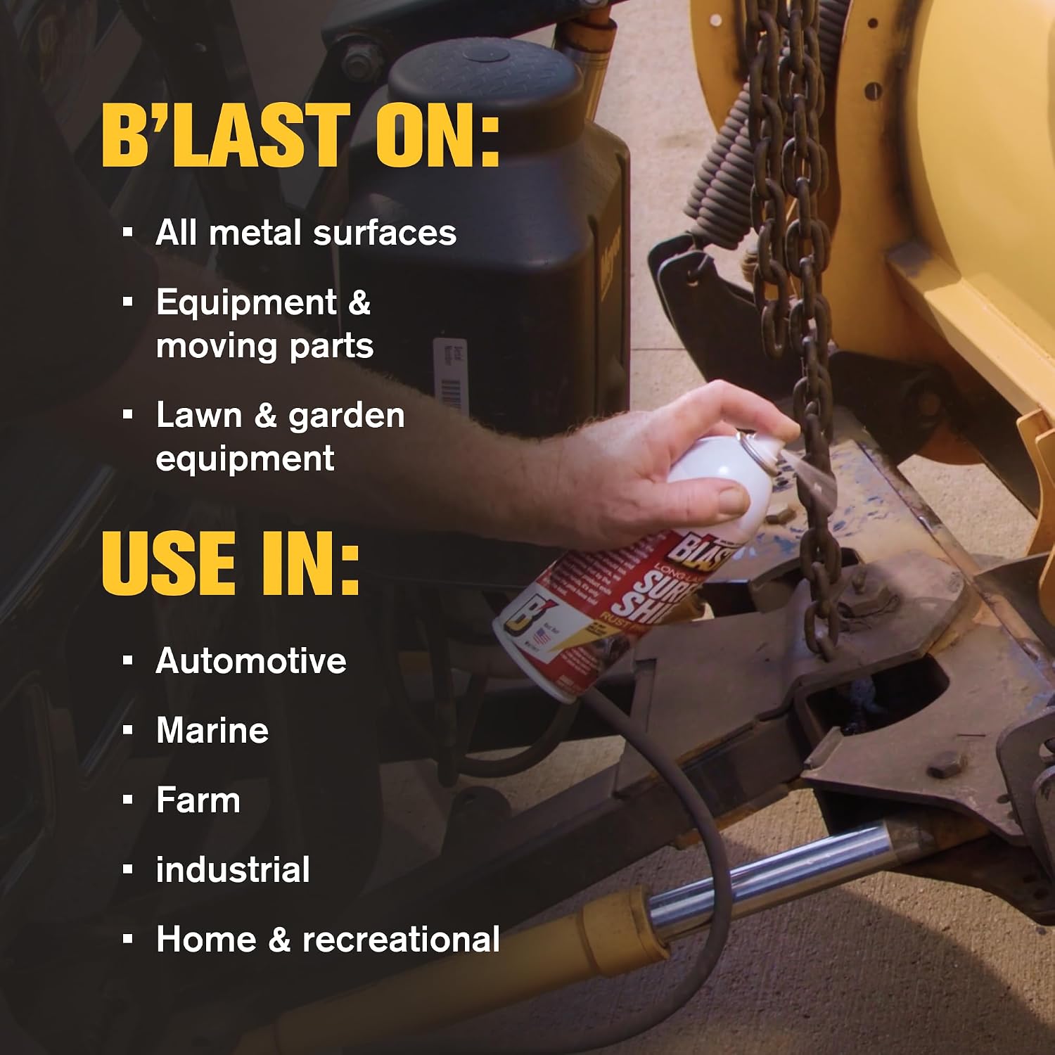 B’Laster Surface Shield Rust Prevention Spray – Lanolin Undercoating Spray for Vehicles, Up to 2-Year Corrosion Protection, Rust Inhibitor & Anti Corrosion Spray for Metal (Pack of 6)
