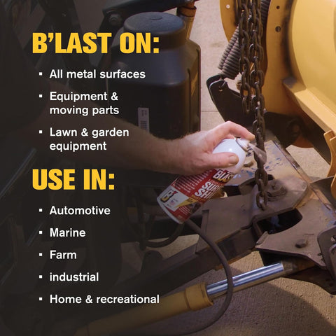 B’Laster Surface Shield Rust Prevention Spray – Lanolin Undercoating Spray for Vehicles, Up to 2-Year Corrosion Protection, Rust Inhibitor & Anti Corrosion Spray for Metal (Pack of 6)