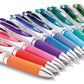 Pentel® EnerGel™ RTX Retractable Liquid Gel Pens, Medium Point, 0.7 mm, Assorted Colors, Pack Of 12 Pens