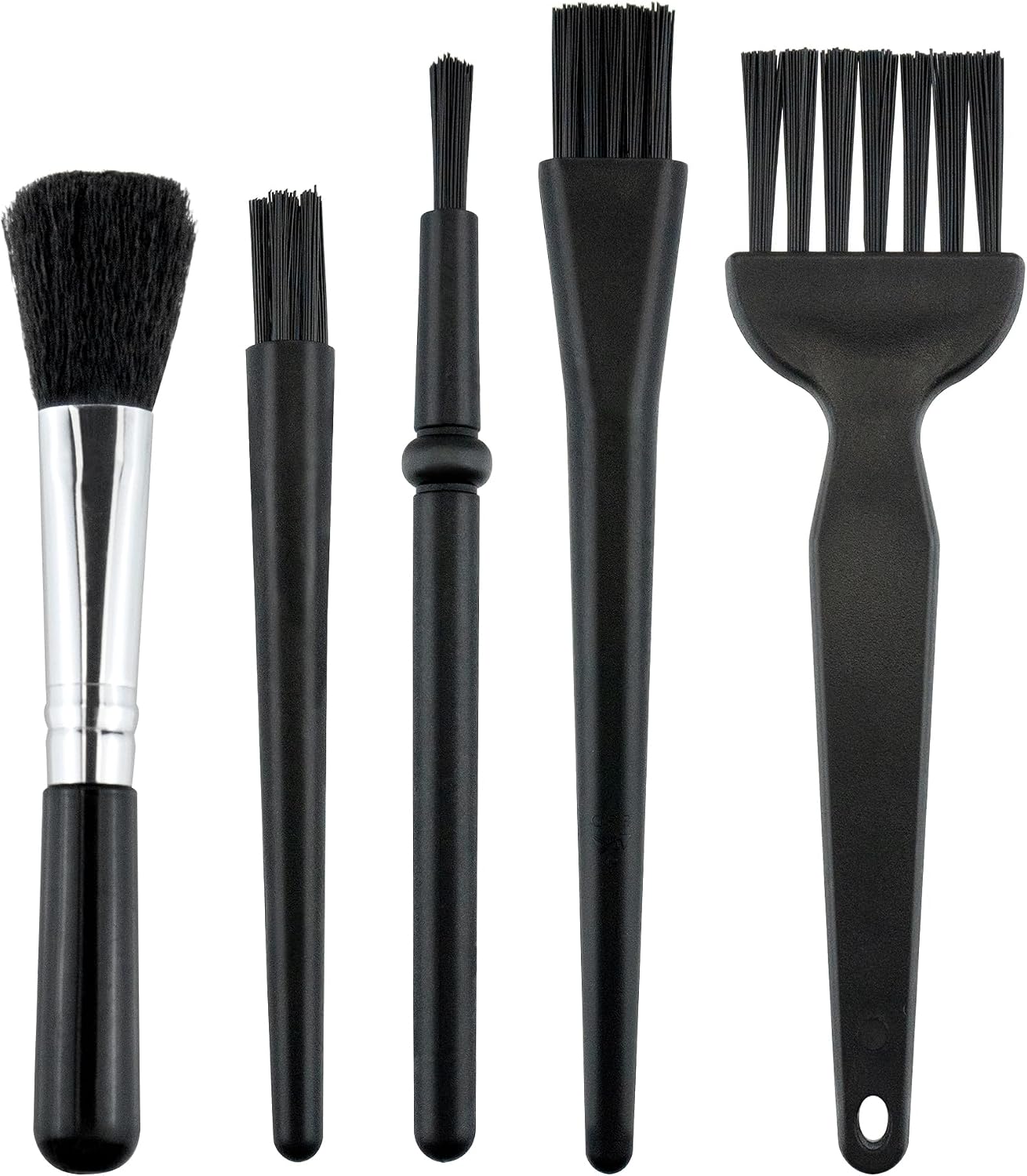 5 PCS Mini Keyboard Brushes, Anti-Static Brush for Small Spaces