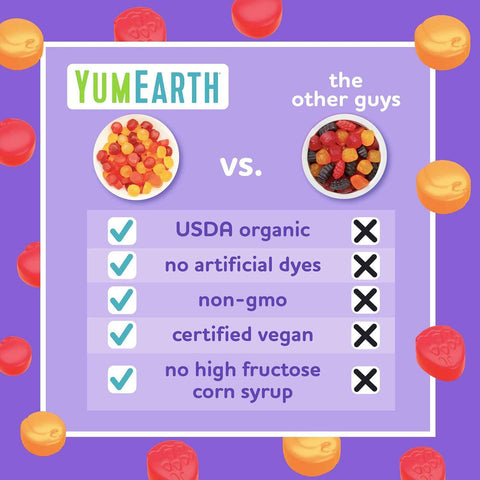 YumEarth Organic Assorted Flavor Fruit Snacks, 0.7oz (Pack of 35) | Snack Packs, Allergy Friendly, Gluten Free, Non-GMO, Vegan, Dye Free