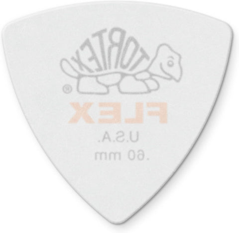 Jim Dunlop Tortex® Flex™ Triangle Pick .60MM - 6 Pack