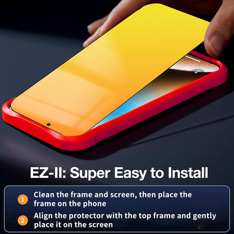 Privacy Screen Protector for iPhone 14/13 /13 Pro (Gold)