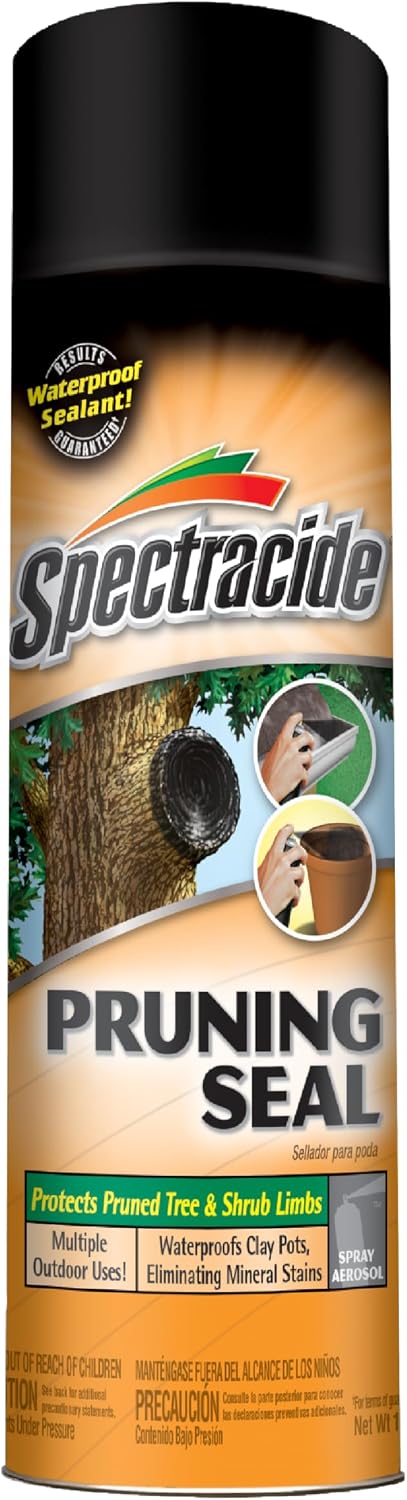 Spectracide Pruning Seal Aerosol 13 Oz, Waterproof Sealant, 6 Pack